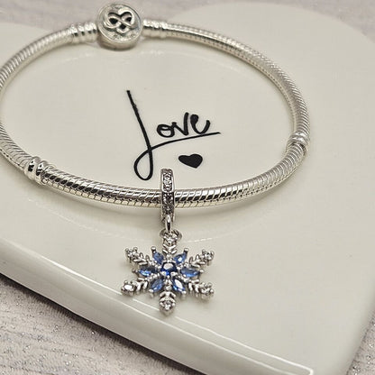 Sparkling Snowflake Charm