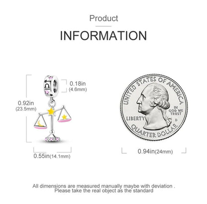 Luminous Zodiac Sign Libra Dangle Charm