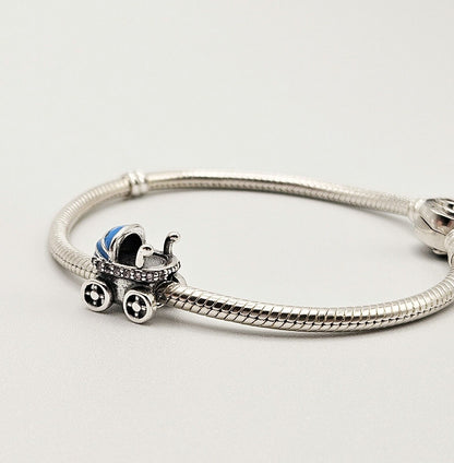 Blue Baby Pram Charm