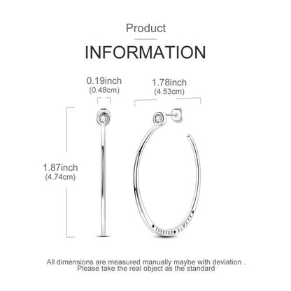 Big Chunky Hoop Earrings