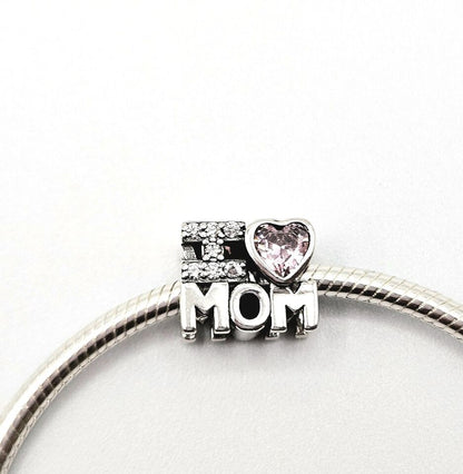 Love Mum Heart Charm