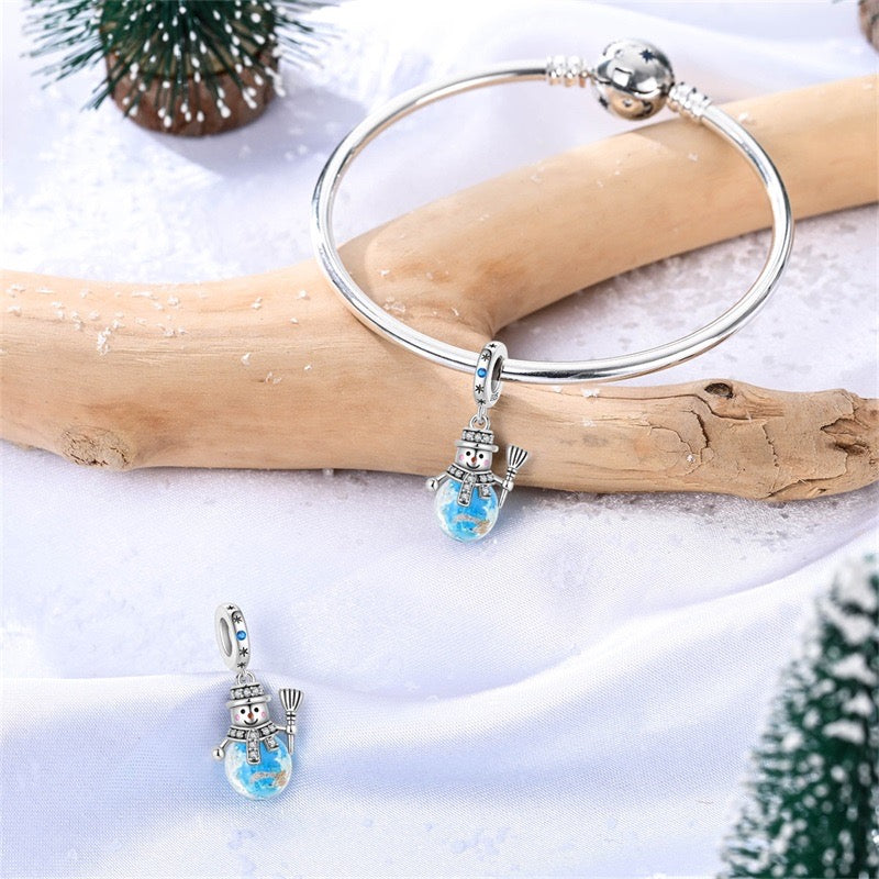 Luminous Snowman Charm