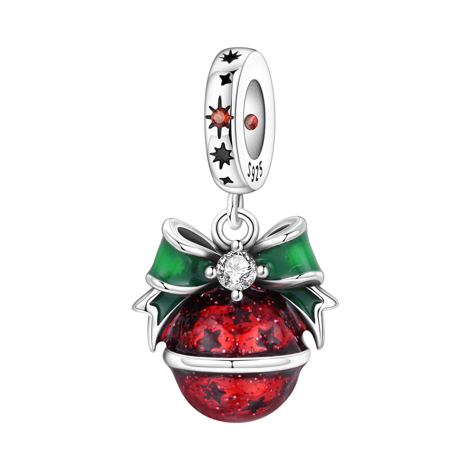 Festive Holiday Bauble Charm