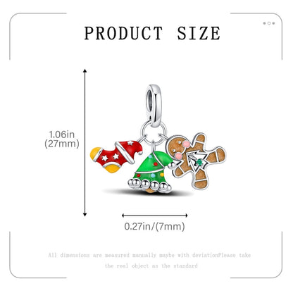 Festive Gingerbread Delight Charm