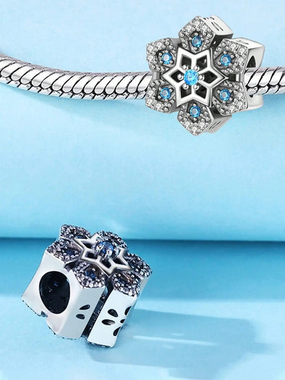 Icy Snowflake Charm