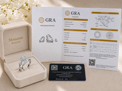 GRA certified moissanite promise ring 925 sterling silver with certificate lifetime warranty diamond test