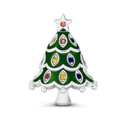 Green Christmas Tree Charm