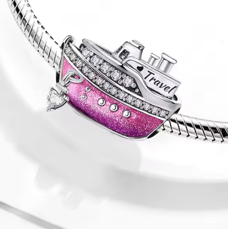 Ship Tour Boat Charm