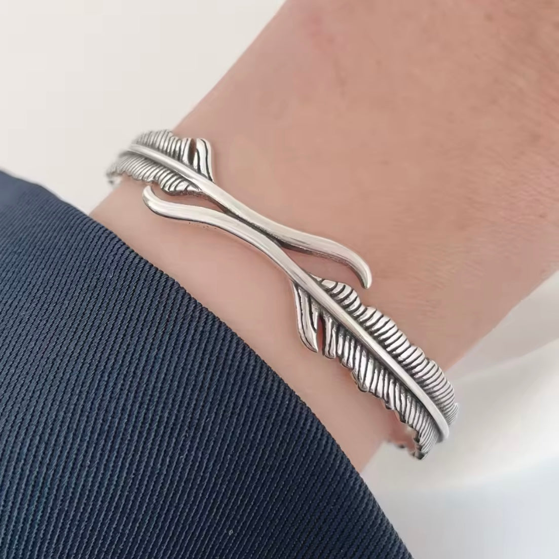 Sterling Silver Wing Cuff