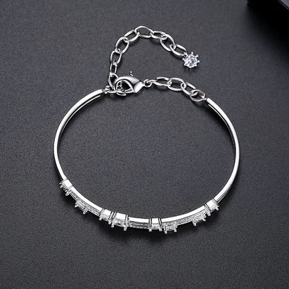 Dual-Line Crystal Bracelet
