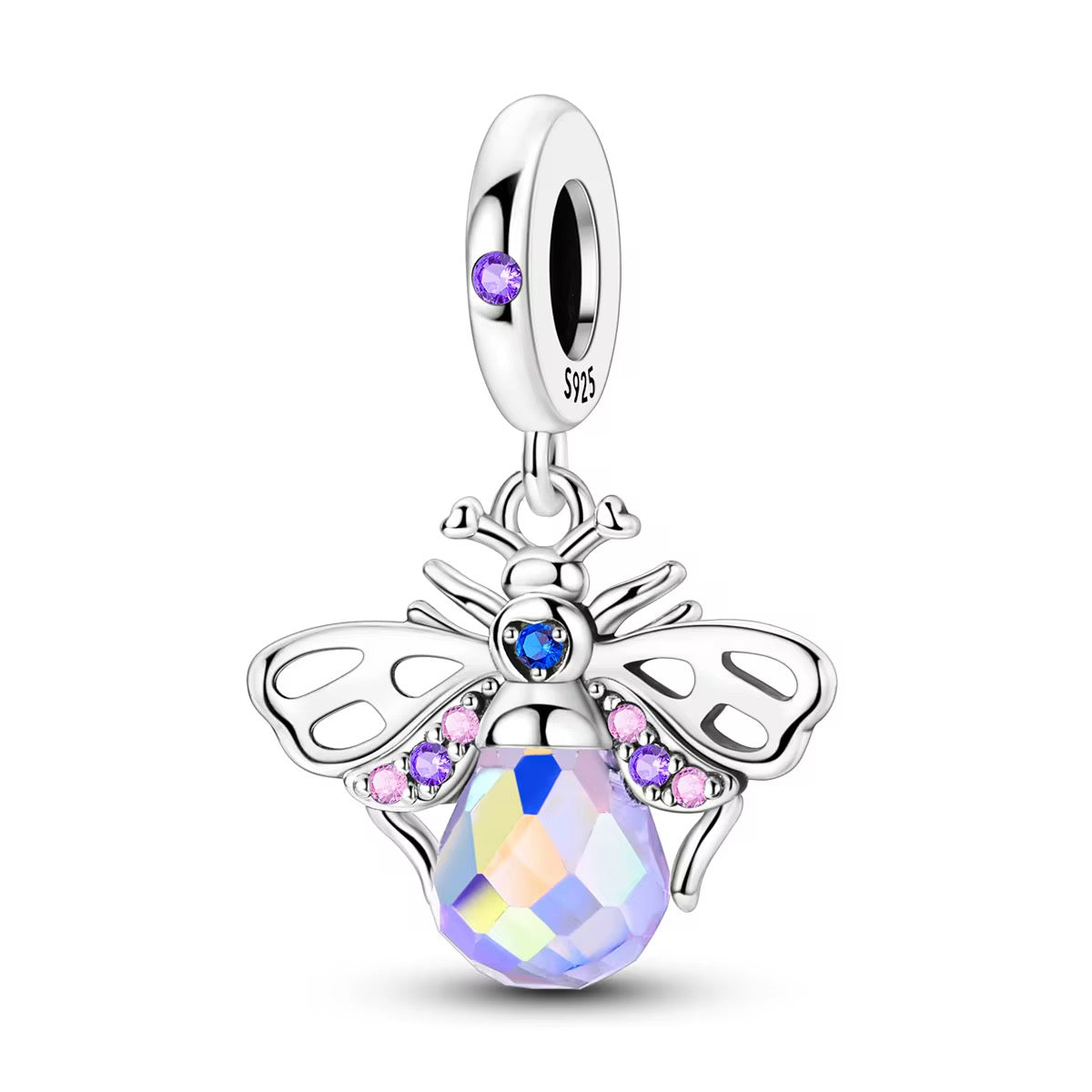 Sparkling  Bee Dangle Charm