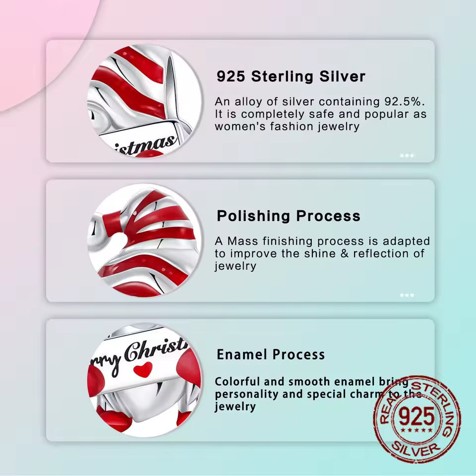 Merry Christmas Gnome Charm