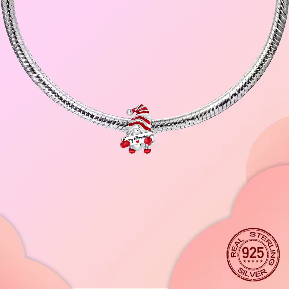 Merry Christmas Gnome Charm