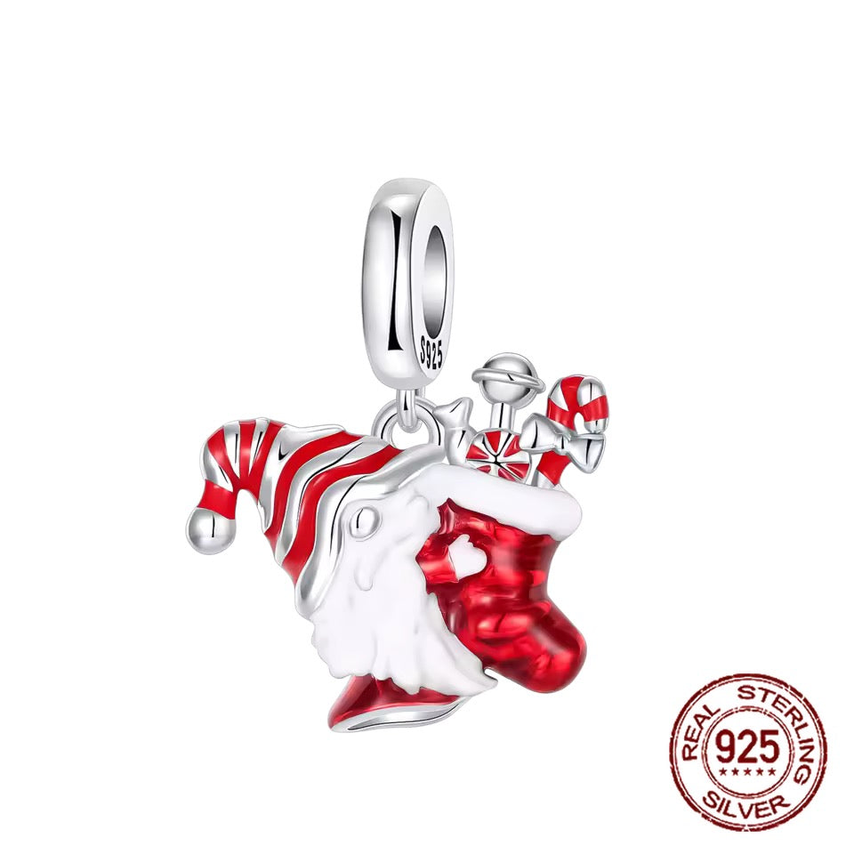 Santa's Sweet Stocking Charm