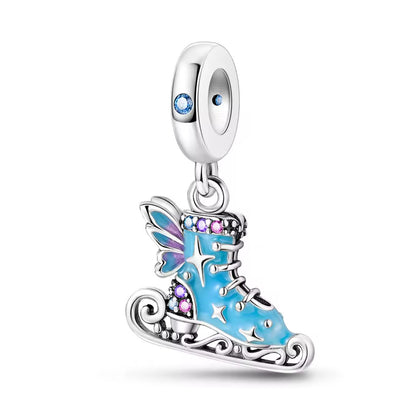 Ice Skate Dangle Charm