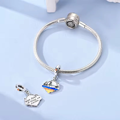 Faith Mountain Charm