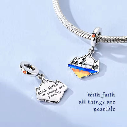 Faith Mountain Charm