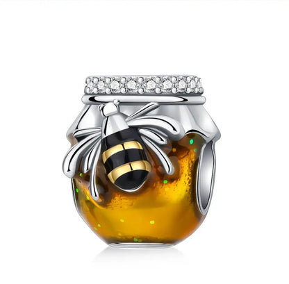 Bee on Jar off Honey Charm