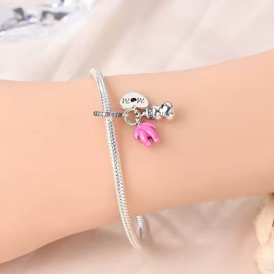 Mother Mum Baby Dangle Charm