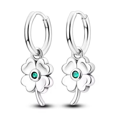 Lucky Clover Dangle Earrings