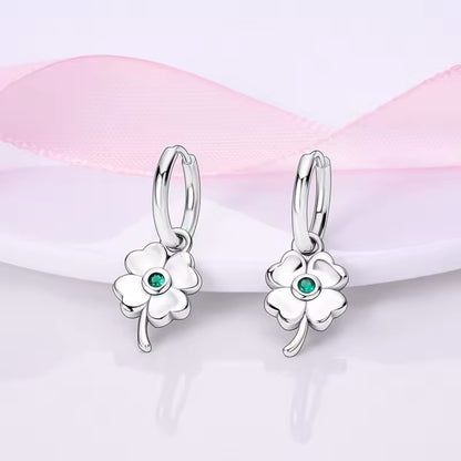 Lucky Clover Dangle Earrings