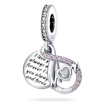 Best Mum Forever Dangle Charm