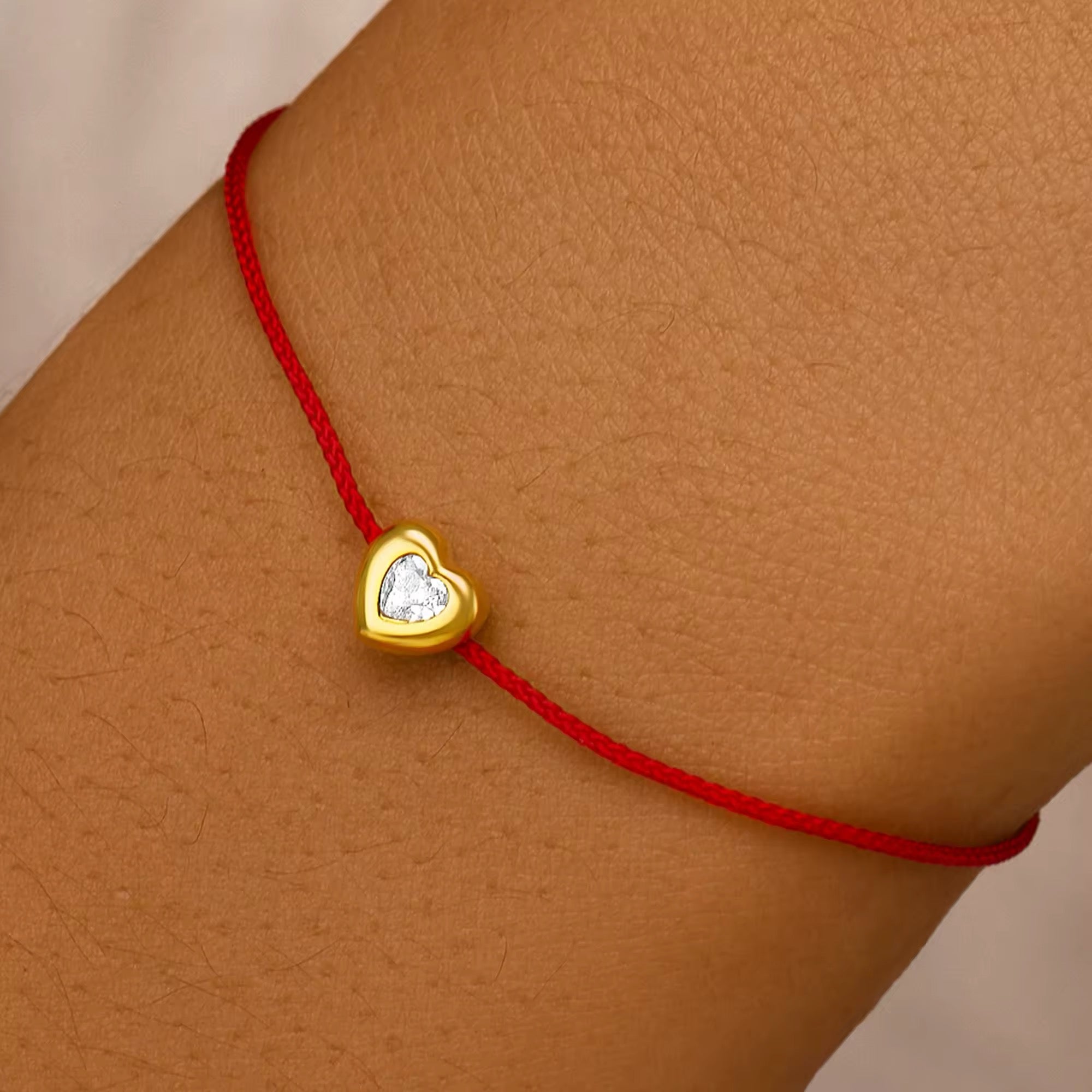 Heart & Heart whit Zircon Bracelet