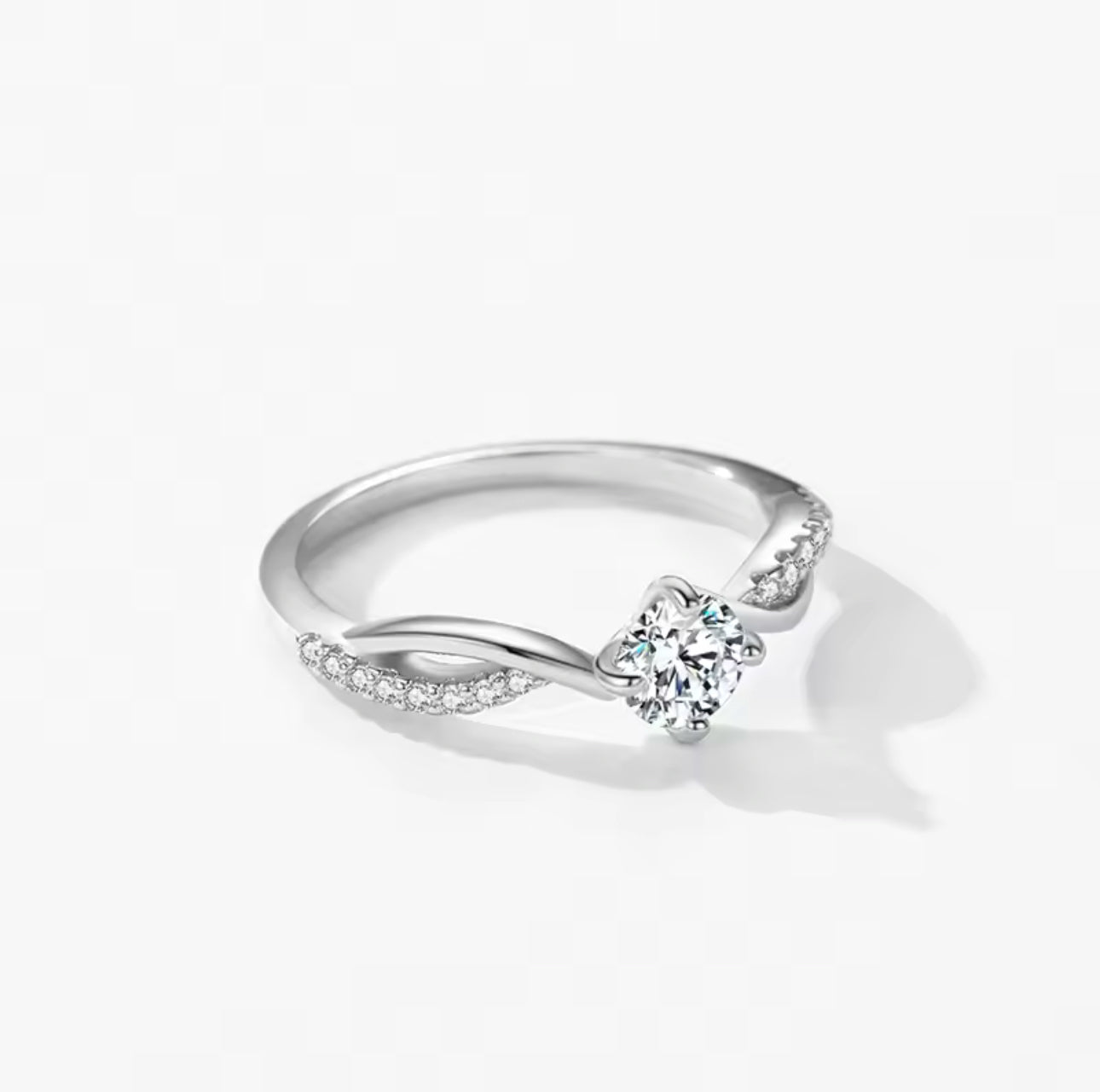 Shining 1CT Clear CZ Ring