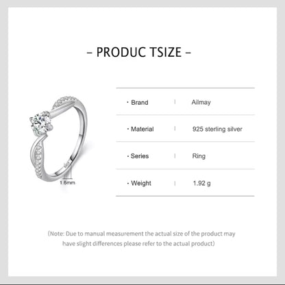 Shining 1CT Clear CZ Ring