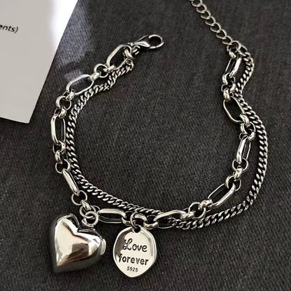 Bracelets Heart with LOVE