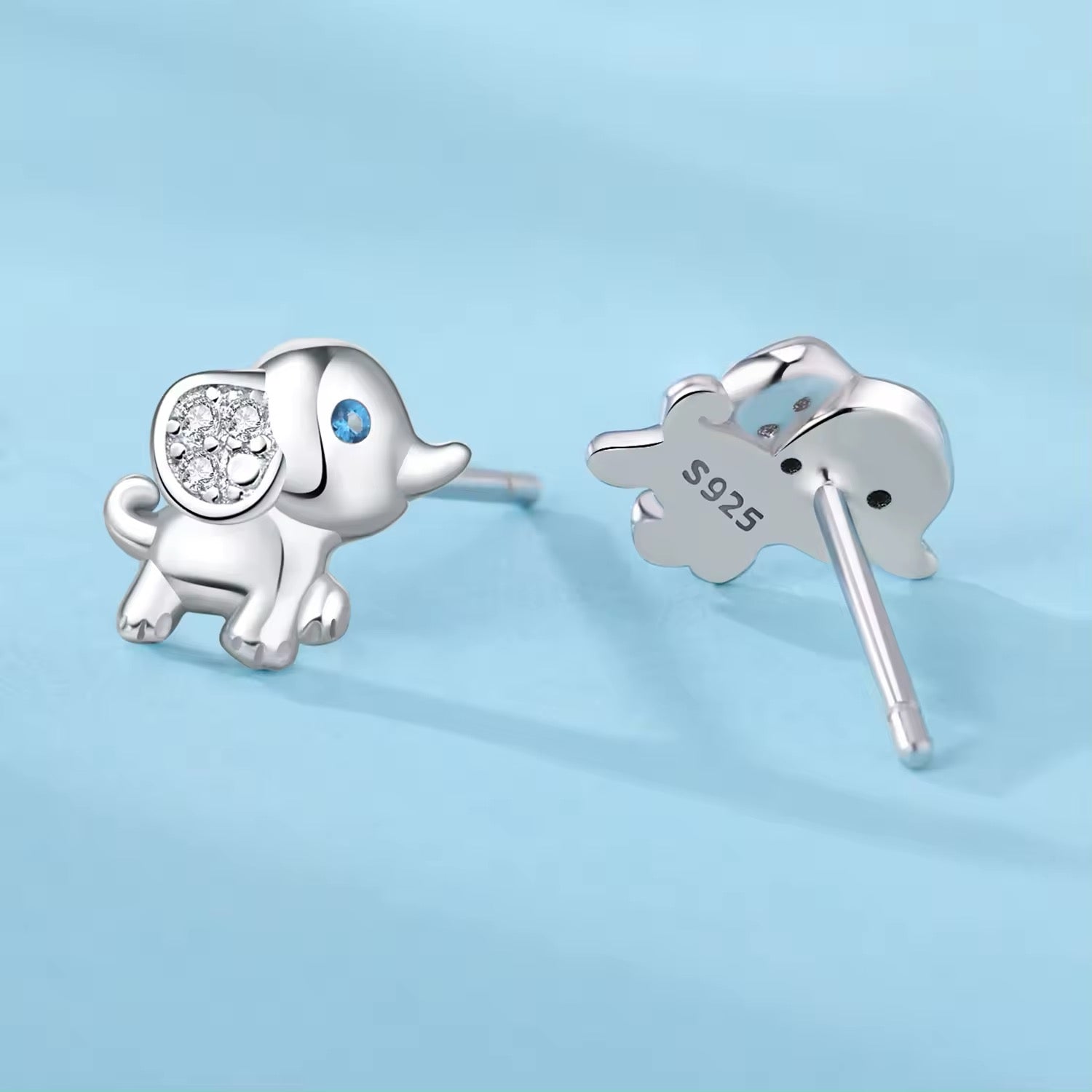 Elephant Stud Earrings