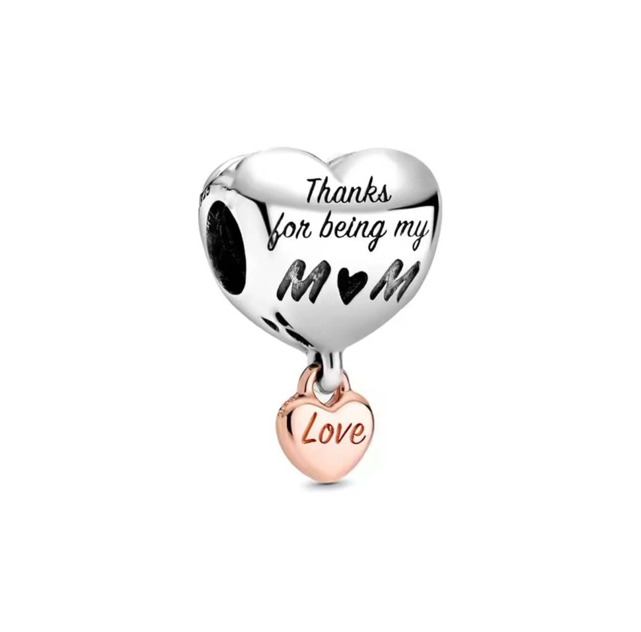 Mother Day Heart Charm