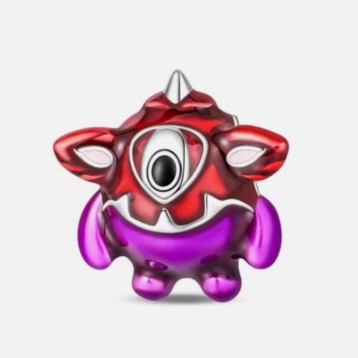 One-Eyed Monster Multicoloured Charm