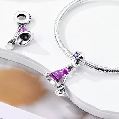 Witach Hat & Broom Charm