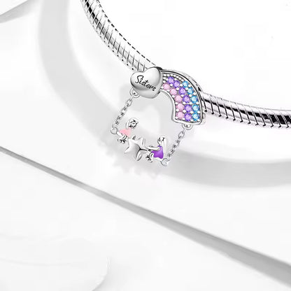 Sisters On Star Dangle Charm