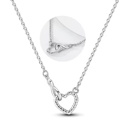 Heart & Infinity Necklace