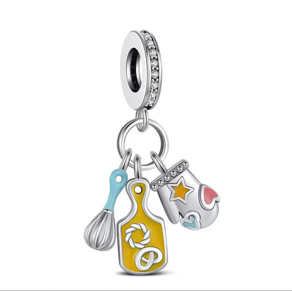 “Chef’s Love” Kitchen Utensils Charm