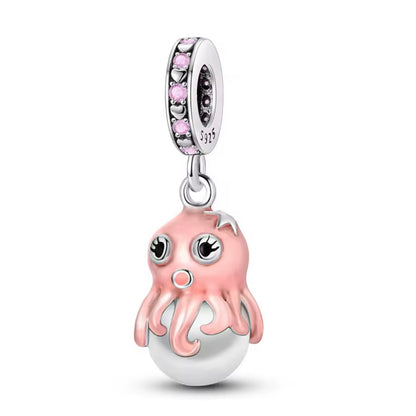 Octopus Glow in Dark Dangle Charm