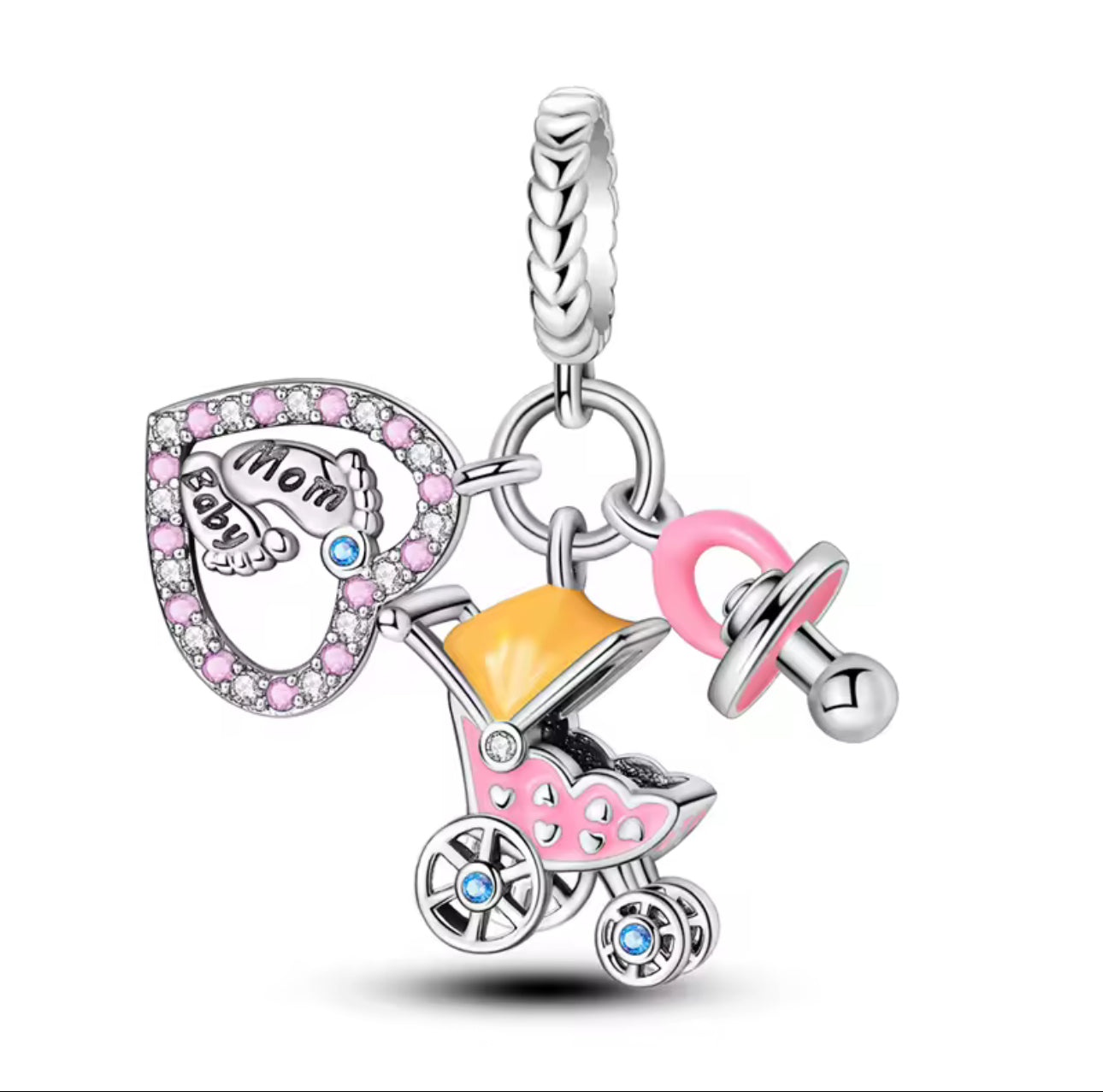 Mom & Baby Dangle Charm