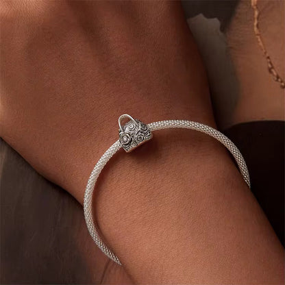 Floral Elegance Handbag Charm