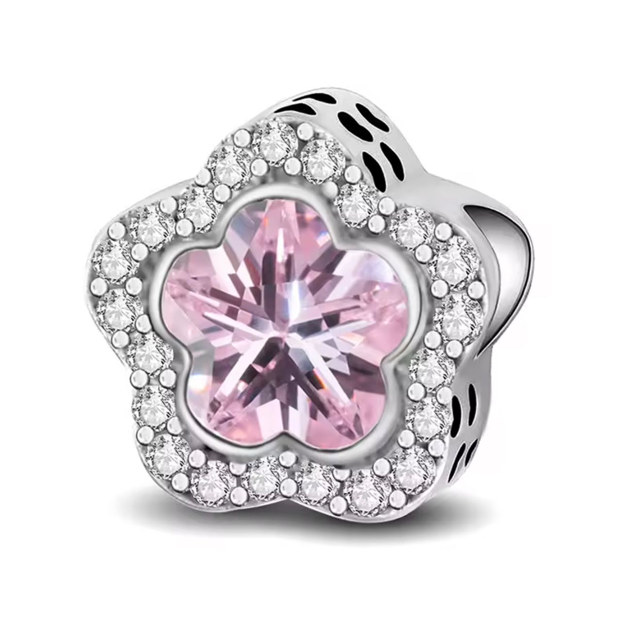 Pink Starflower Charm