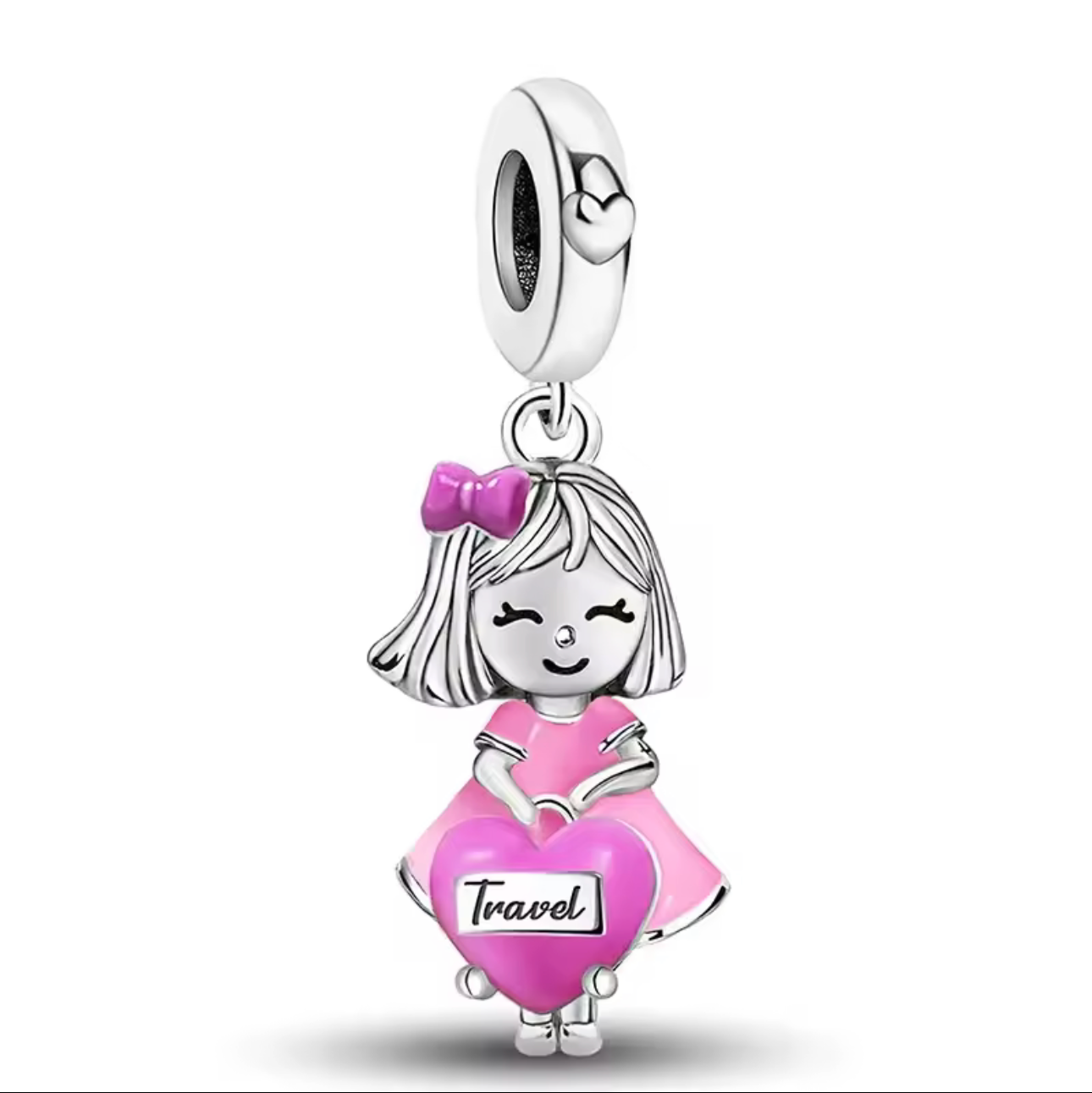 Travel Girl Charm
