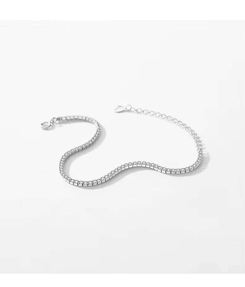 Luminous Angles Tennis Bracelet