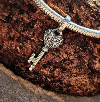 Key To Heart Dangle Charm