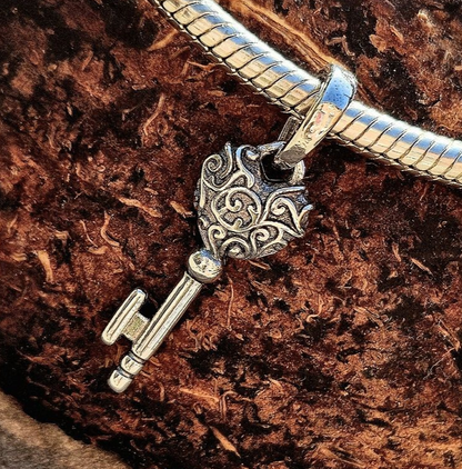 Key To Heart Dangle Charm