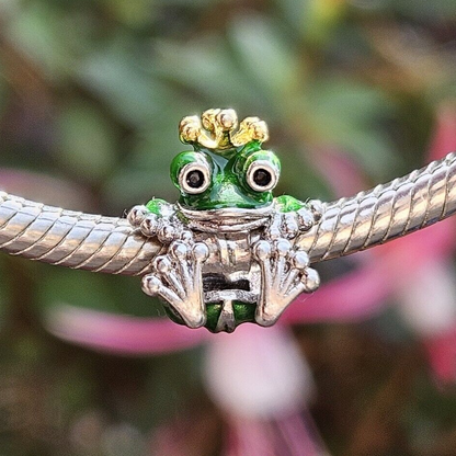 Prince Frog In A Crown Charm
