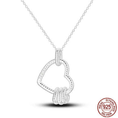 Triple Heart on Heart Necklace