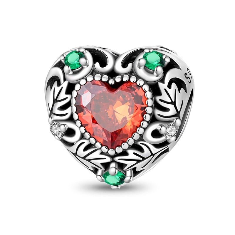 Autum Heart Charm - bellissi