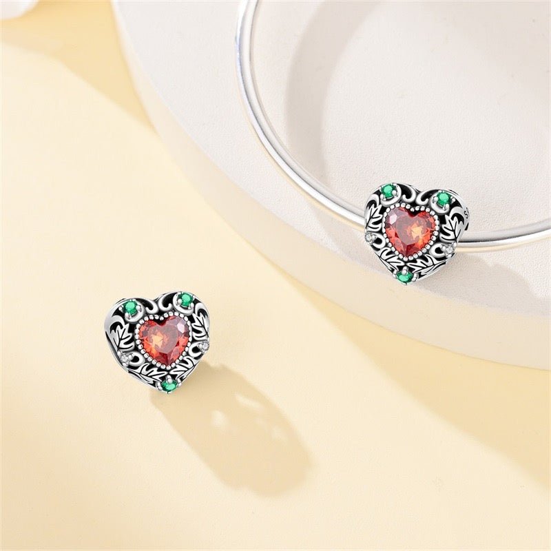 Autum Heart Charm - bellissi