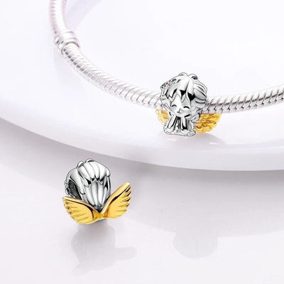 Baby Girl Happy Angel with Gold - bellissi